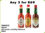 Tabasco Sauce(All variants Excluding Hobanero)-3x60ml