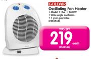 Goldair Oscillating Fan Heater 117A