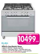 ELBA 900mm Gas/Electric Stove 01/9CX 827