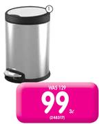 Home 3L Stainless Steel Pedal Bin