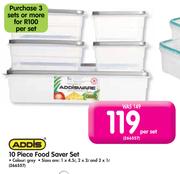 Addis 10 Piece Food Saver Set-Per Set