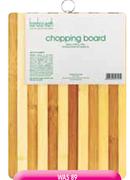 Bamboo Earth Chopping Board-340mm X 280mm X 18mm Each