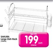 Sakura Large Dish Rack-Each