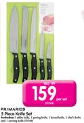 Primaries 5 Piece Knife Set-Per Set