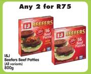 I&J Beefers Beef Patties(All Variants)-2x800g