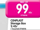 Cenplast Storage Box Assorted-45L