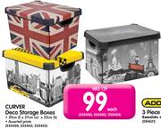 Curver Deco Storage Boxes-Each