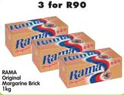 Rama Original Margarine Brick-3x1Kg