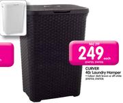 Curver 40L Laundry Hamper-Each
