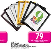 Q Frames Bevel Moulding Frame-Per 2 Pack
