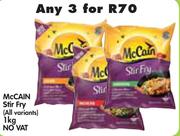 McCain Stir Fry(All Variants)-3x1Kg