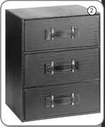 Accent 3 Drawer Storage Set-Per Set