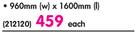 Finishing Touches Wood Grain Aluminium Venetion Blinds-960mm(w) x 1600mm(l) Each