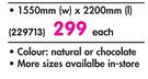Finishing Touches Matchstick Roll Up Blind-1550mm(w) x 2200mm(l) Each