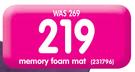 Members Mark Memory Foam Mat-61cm x 91cm Each