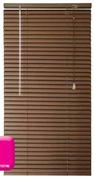 Finishing Touches Wood Grain Aluminium Venetion Blinds-1200mm(w) x 1600mm(l) Each