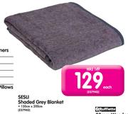 Sesli Shaded Grey Blanket-150cm x 200cm