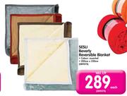 Sesli Beverly Reversible Blanket-200cm x 230cm Each