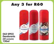 Old Spice Deodorants(All Variants)-3x150ml