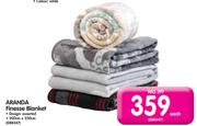 Aranda Finesse Blanket-200cm x 230cm Each