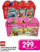 Lego Junior Race Car Rally Or Junior Pony Farm-Each