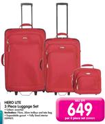Hero Lite 3 Piece Luggage Set-Per Set