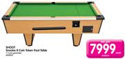Shoot Snooka 8 Coin Token Pool Table
