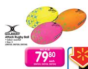 Gilbert Attack Rugby Ball Size 5-Each