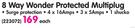 Ellies 8 Way Wonder Protected Multiplug