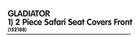 Gladiator 2-Piece safari Seat Covers Front-Per Set