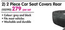 Gladiator 2-Piece Car Seat Covers Rear-Per Set