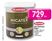 Plascon 20ltr Textured Paint