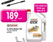 Castrol 5ltr GTX Motor Oil 20W-50