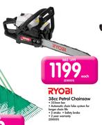 Ryobi 38cc Petrol Chainsaw-Each