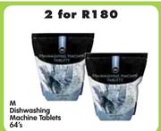 M Dishwashing Machine Tablets-2x64's