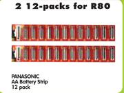 Panasonic AA Battery Strip 2 x 12 Pack