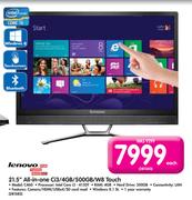 Lenovo 21.5" All-in-One Ci3/4GB/500GB/W8 Touch C460