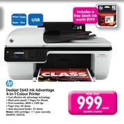 HP Deskjet 2645 Ink Advantage 4-in-1 Colour Printer