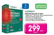Kaspersky Internet Security 4 User 2015