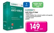 Kaspersky Anti-Virus 2 User 2015