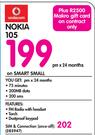 Nokia 105-On Smart Small