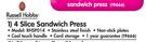 Russel Hobbs 4 Slice Sandwich Press RHSP014