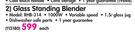 Russel Hobbs Glass Standing Blender RHB314