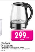 Sunbeam 1.7L Glass Kettle SDGK170