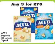 Act II Popcorn -3 Pack
