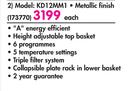 Kelvinator 12 Place Dishwasher KD12MM1