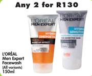 L'Oreal Men Expert Facewash (All Variants)-2 x 150ml