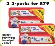 Pigeon Baby Wipes (Bonded Pack)-2 x 82's-2's