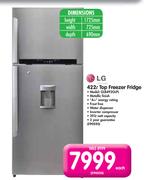 LG 422Ltr Top Freezer Fridge GLB492GLPL