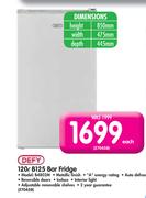 Defy 120Ltr B125 Bar Fridge B4802M